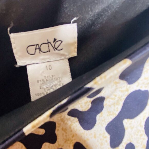 Cache Leopard Print Sleeveless Short Dress 10 - Picture 4 of 4